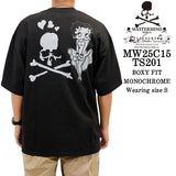 MASTERMIND WORLD BETTY BOOP S/S TEE T-SHIRT [BOXY FIT] マスターマインド  ワールド ベティーブープ コラボ 天竺 半袖Tシャツ mw25c15-ts201