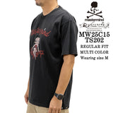 MASTERMIND BETTY BOOP S/S TEE T-SHIRT DAMEGED マスターマインド ベティーブープ コラボ ダメージ加工 天竺 半袖Tシャツ mw25c15-ts202