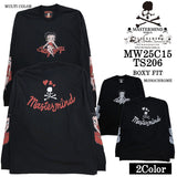 MASTERMIND WORLD BETTY BOOP L/S TEE T-SHIRT [BOXY FIT] マスターマインド ワールド ベティーブープ コラボ ロンTEE 天竺 長袖Tシャツ mw25c15-ts206