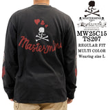 MASTERMIND WORLD BETTY BOOP L/S TEE T-SHIRT DAMEGED マスターマインド ワールド ベティー コラボ ダメージ加工 ロンTEE 天竺 長袖Tシャツ mw25c15-ts207