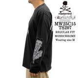 MASTERMIND BETTY BOOP L/S TEE T-SHIRT DAMEGED マスターマインド ベティー コラボ ダメージ加工 ロンTEE 天竺 長袖Tシャツ mw25c15-ts207