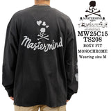 MASTERMIND WORLD BETTY BOOP L/S TEE DAMEGED [BOXY FIT] マスターマインド ワールド ベティー コラボ ダメージ加工 天竺 長袖Tシャツ mw25c15-ts208