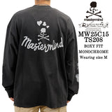 MASTERMIND BETTY BOOP L/S TEE DAMEGED [BOXY FIT] マスターマインド ベティー コラボ ダメージ加工 天竺 長袖Tシャツ mw25c15-ts208