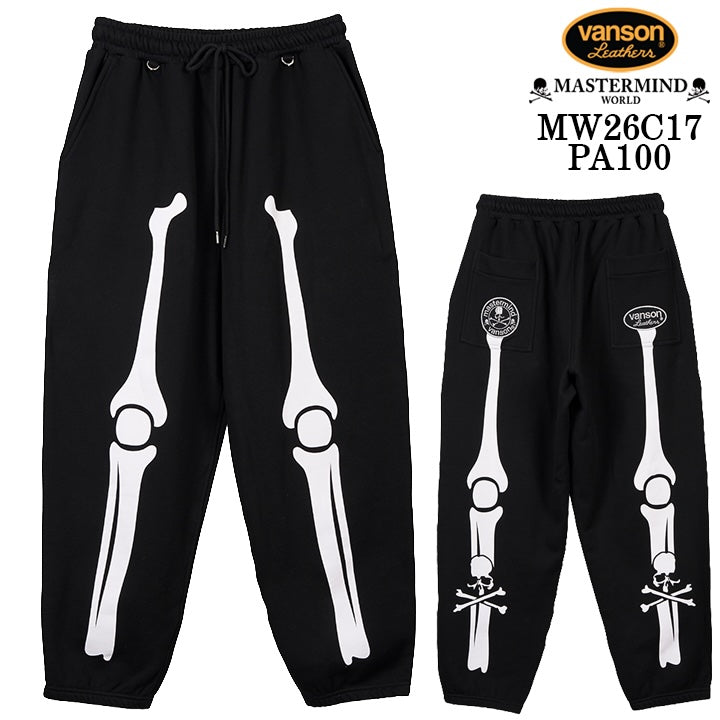 MASTERMIND VANSON SWEAT PANTS マスターマインド バンソン スウェットパンツ mw26c17-pa100