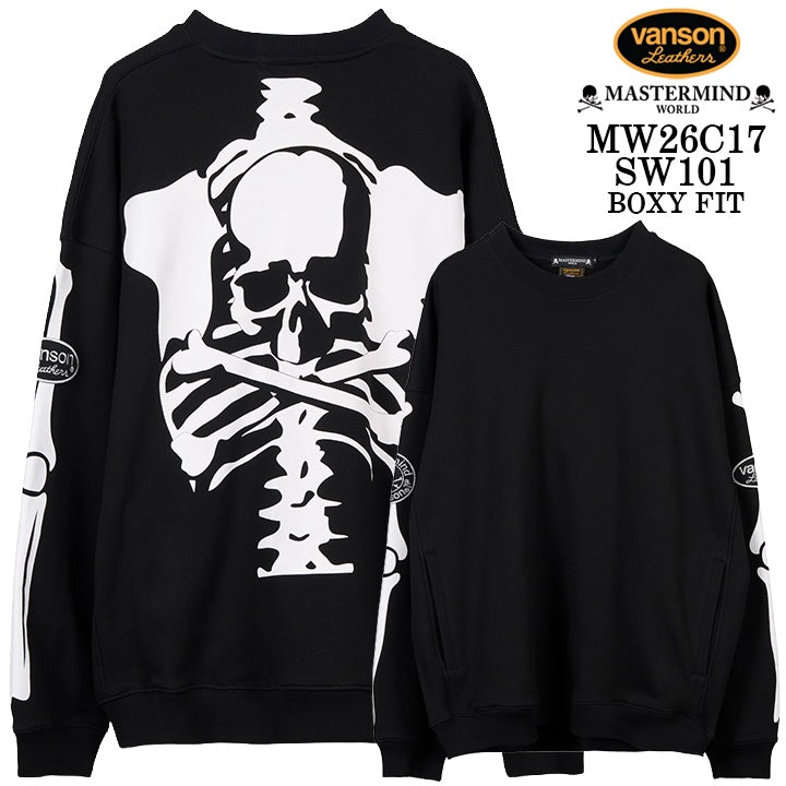 MASTERMIND VANSON CREWNECK SWEATSHIRT [BOXY FIT] マスターマインド バンソン スウェット mw26c17-sw101