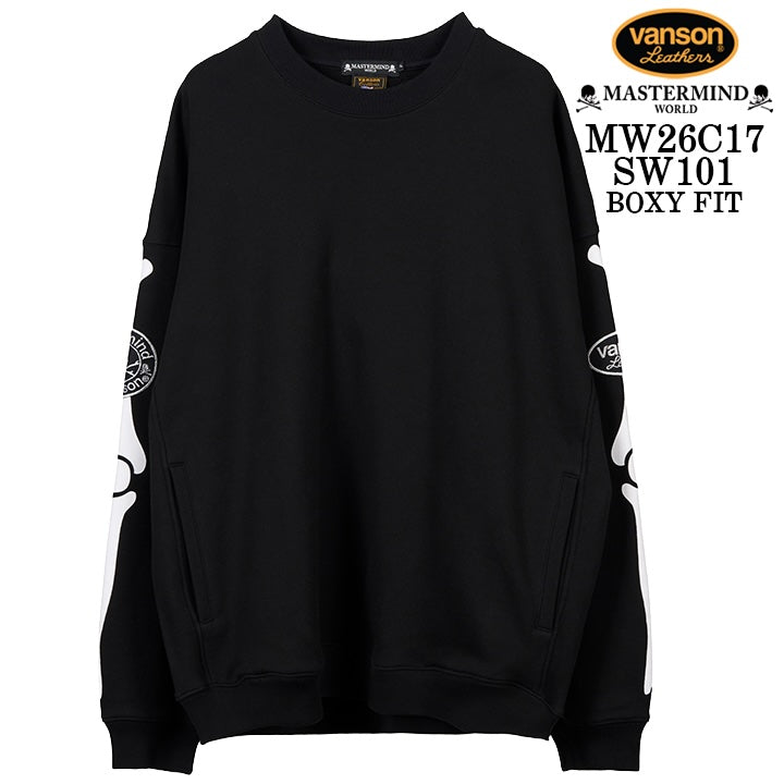 MASTERMIND VANSON CREWNECK SWEATSHIRT [BOXY FIT] マスターマインド バンソン スウェット mw26c17-sw101