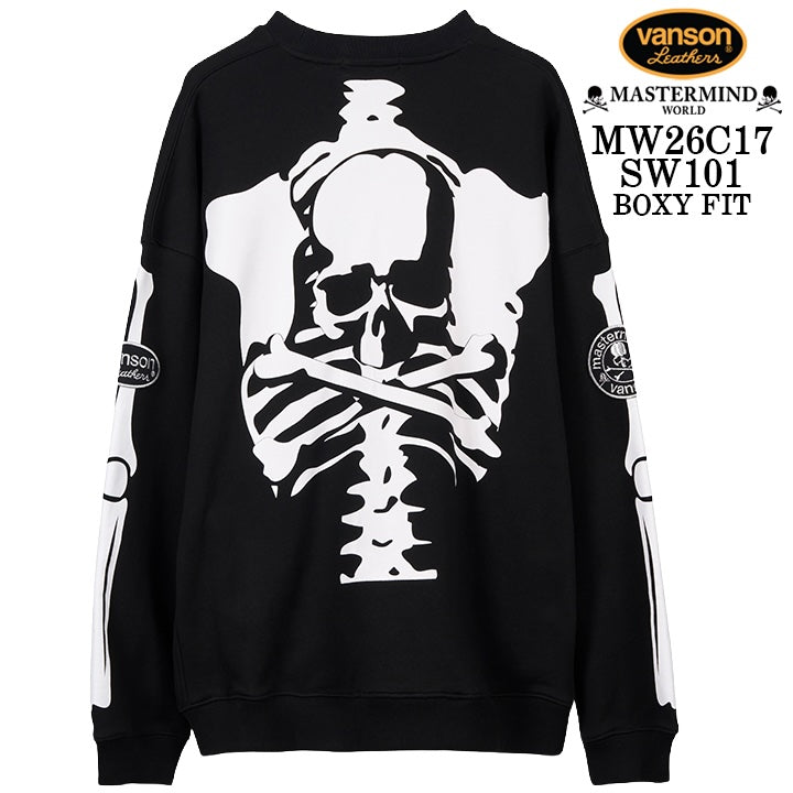 MASTERMIND VANSON CREWNECK SWEATSHIRT [BOXY FIT] マスターマインド バンソン スウェット mw26c17-sw101