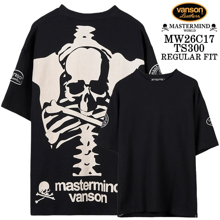 MASTERMIND VANSON Thermal S/S TEE [REGULAR FIT] マスターマインド バンソン サーマル 半袖 Tシャツ mw26c17-ts300