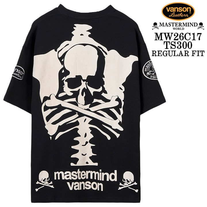 MASTERMIND VANSON Thermal S/S TEE [REGULAR FIT] マスターマインド バンソン サーマル 半袖 Tシャツ mw26c17-ts300