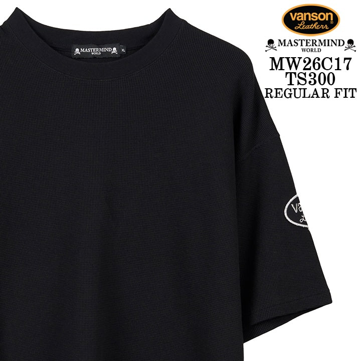 MASTERMIND VANSON Thermal S/S TEE [REGULAR FIT] マスターマインド バンソン サーマル 半袖 Tシャツ mw26c17-ts300