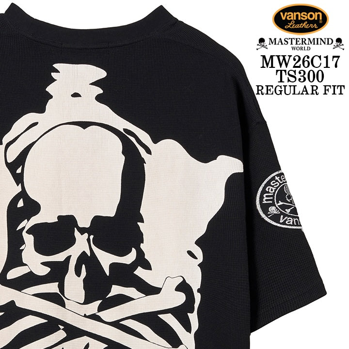 MASTERMIND VANSON Thermal S/S TEE [REGULAR FIT] マスターマインド バンソン サーマル 半袖 Tシャツ mw26c17-ts300