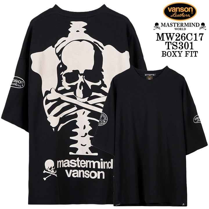 タ*ル様 vanson Leathers スケルトン Tシャツ サーマル M VANSON TEE L/S T-SHIRT THERMAL バンソン サーマル ロンT 長袖Tシャツ