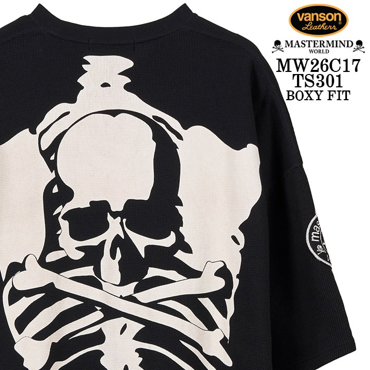 MASTERMIND VANSON Thermal S/S TEE [BOXY FIT] マスターマインド バンソン サーマル 半袖 Tシャツ mw26c17-ts301