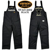 VANSON バンソン デッキ オーバーオール nvao-2402