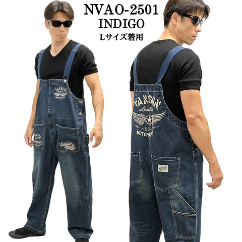 VANSON OVERALL バンソン オーバーオール nvao-2501