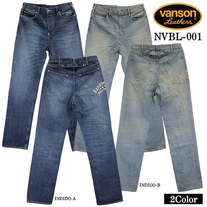VANSON DENIM PANTS BOTTOMS STANDARD バンソン デニム パンツ ボトムス 定番 nvbl-001