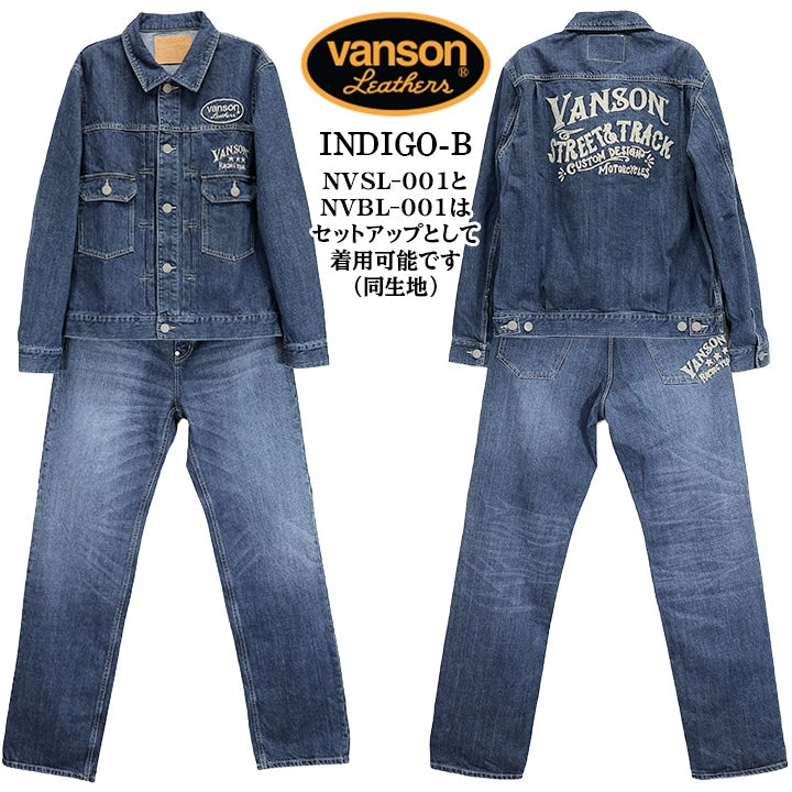 VANSON DENIM PANTS BOTTOMS STANDARD バンソン デニム パンツ ボトムス 定番 nvbl-001