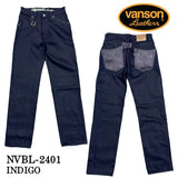 VANSON バンソン 21oz ペインターパンツ デニムパンツ レザーポケット nvbl-2401