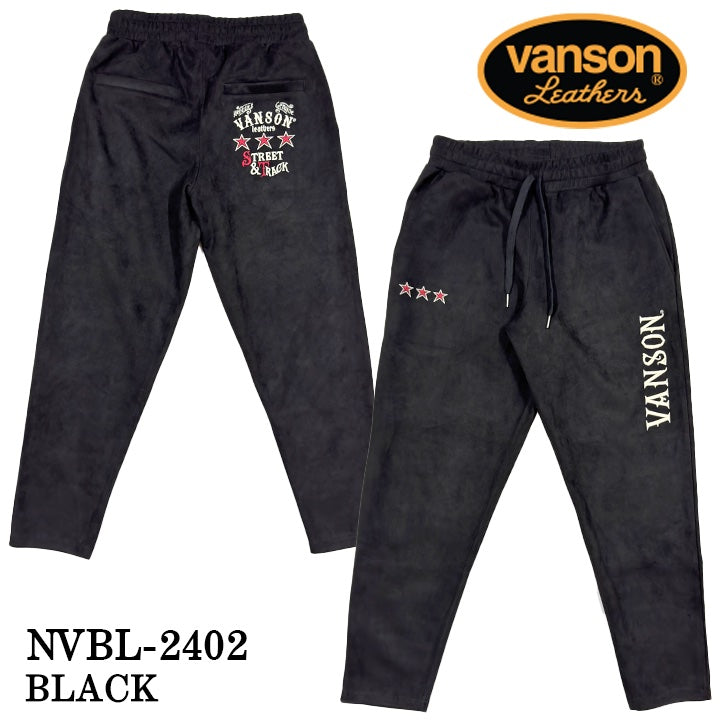 VANSON バンソン 起毛 プレーティングパンツ ボトムス メンズ nvbl-2402