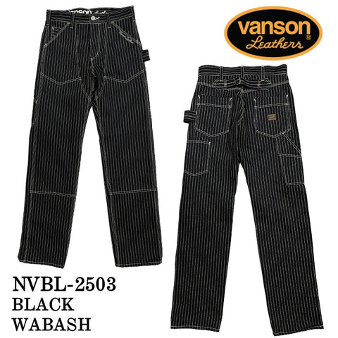 VANSON PAINTER PANTS バンソン ダブルニー ペインターパンツ nvbl-2503