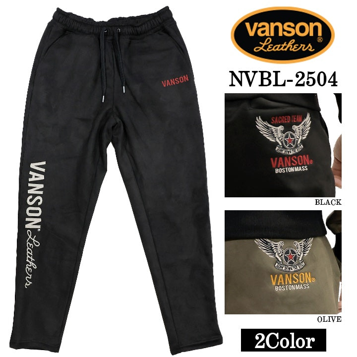 VANSON BONDING PANTS バンソン 裏ファー ボンディング パンツ ボトムス メンズ nvbl-2504