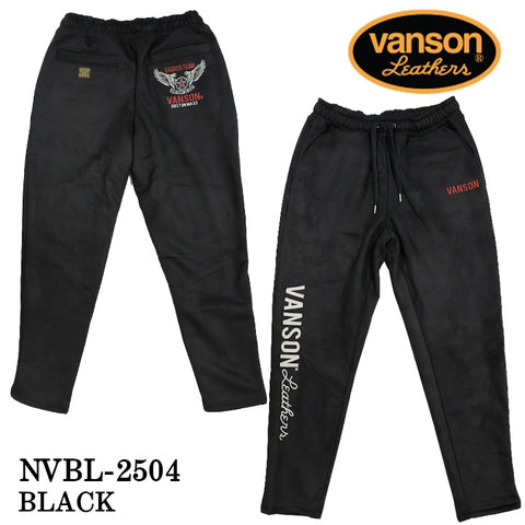 VANSON BONDING PANTS バンソン 裏ファー ボンディング パンツ ボトムス メンズ nvbl-2504