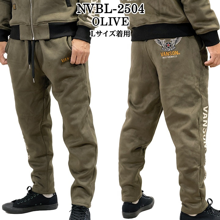 VANSON BONDING PANTS バンソン 裏ファー ボンディング パンツ ボトムス メンズ nvbl-2504
