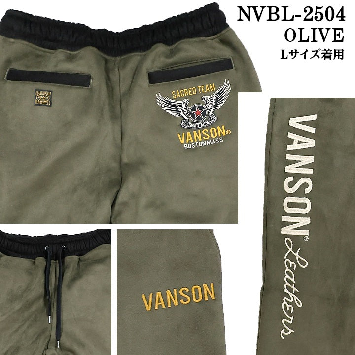 VANSON BONDING PANTS バンソン 裏ファー ボンディング パンツ ボトムス メンズ nvbl-2504