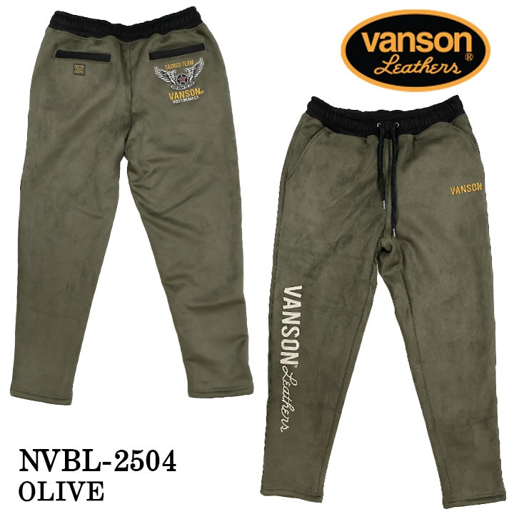 VANSON BONDING PANTS バンソン 裏ファー ボンディング パンツ ボトムス メンズ nvbl-2504