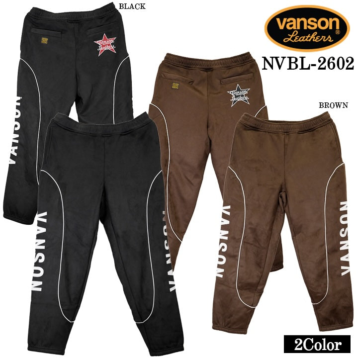 VANSON BONDING PANTS バンソン 裏ファー ボンディング パンツ ボトムス メンズ nvbl-2602