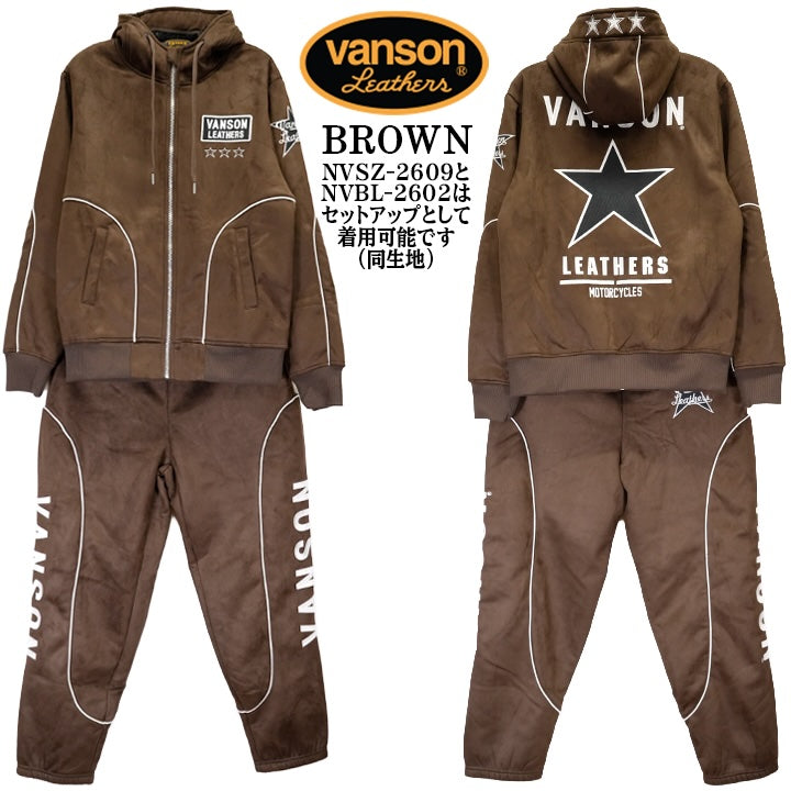 VANSON BONDING PANTS バンソン 裏ファー ボンディング パンツ ボトムス メンズ nvbl-2602