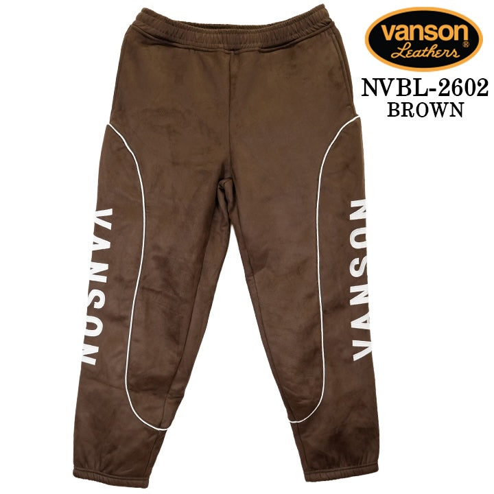 VANSON BONDING PANTS バンソン 裏ファー ボンディング パンツ ボトムス メンズ nvbl-2602