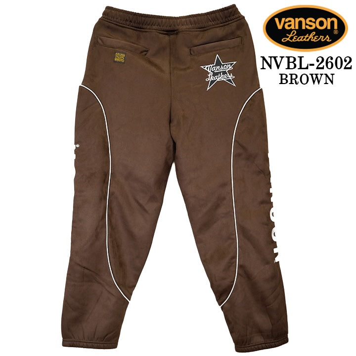 VANSON BONDING PANTS バンソン 裏ファー ボンディング パンツ ボトムス メンズ nvbl-2602