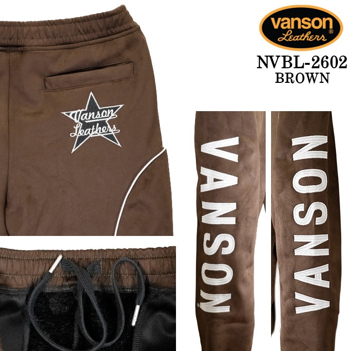VANSON BONDING PANTS バンソン 裏ファー ボンディング パンツ ボトムス メンズ nvbl-2602