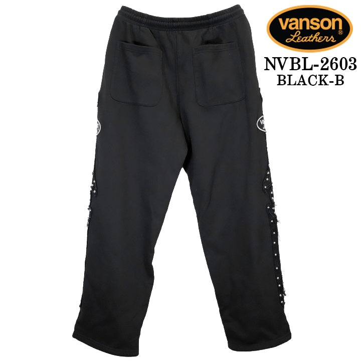 VANSON SWEAT PANTS BONE バンソン スウェット パンツ ボーン ボトムス nvbl-2603