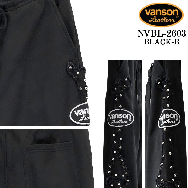 VANSON SWEAT PANTS BONE バンソン スウェット パンツ ボーン ボトムス nvbl-2603