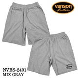 VANSON バンソン テレコ ショーツ ハーフパンツ nvbs-2401