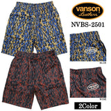 VANSON バンソン 総柄 ショーツ ハーフパンツ nvbs-2501
