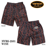 VANSON バンソン 総柄 ショーツ ハーフパンツ nvbs-2501