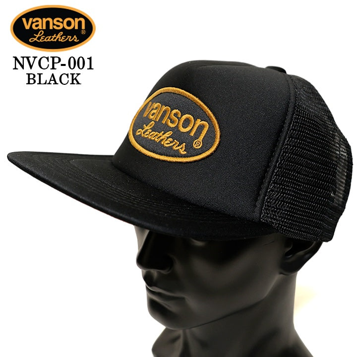 VANSON TRACKER MESH CAP STANDARD バンソン トラッカー メッシュ キャップ 帽子 定番 nvcp-001
