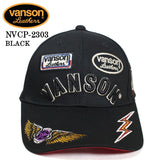 VANSON バンソン ツイル6パネルBBキャップ 帽子 nvcp-2303