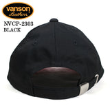 VANSON バンソン ツイル6パネルBBキャップ 帽子 nvcp-2303