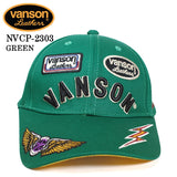 VANSON バンソン ツイル6パネルBBキャップ 帽子 nvcp-2303