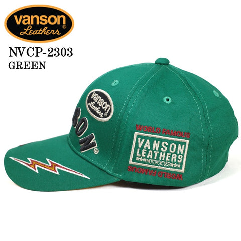 VANSON バンソン ツイル6パネルBBキャップ 帽子 nvcp-2303