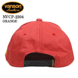 VANSON バンソン ツイル6パネルBBキャップ 帽子 nvcp-2304