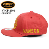 VANSON バンソン ツイル6パネルBBキャップ 帽子 nvcp-2304