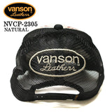 VANSON バンソン ツイルメッシュキャップ 帽子 nvcp-2305