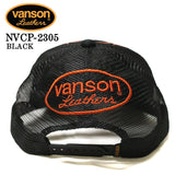 VANSON バンソン ツイルメッシュキャップ 帽子 nvcp-2305