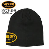 VANSON バンソン コットンワッチキャップ ニット帽 帽子 nvcp-2308