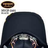 VANSON バンソン ツイルメッシュキャップ 帽子 nvcp-2401